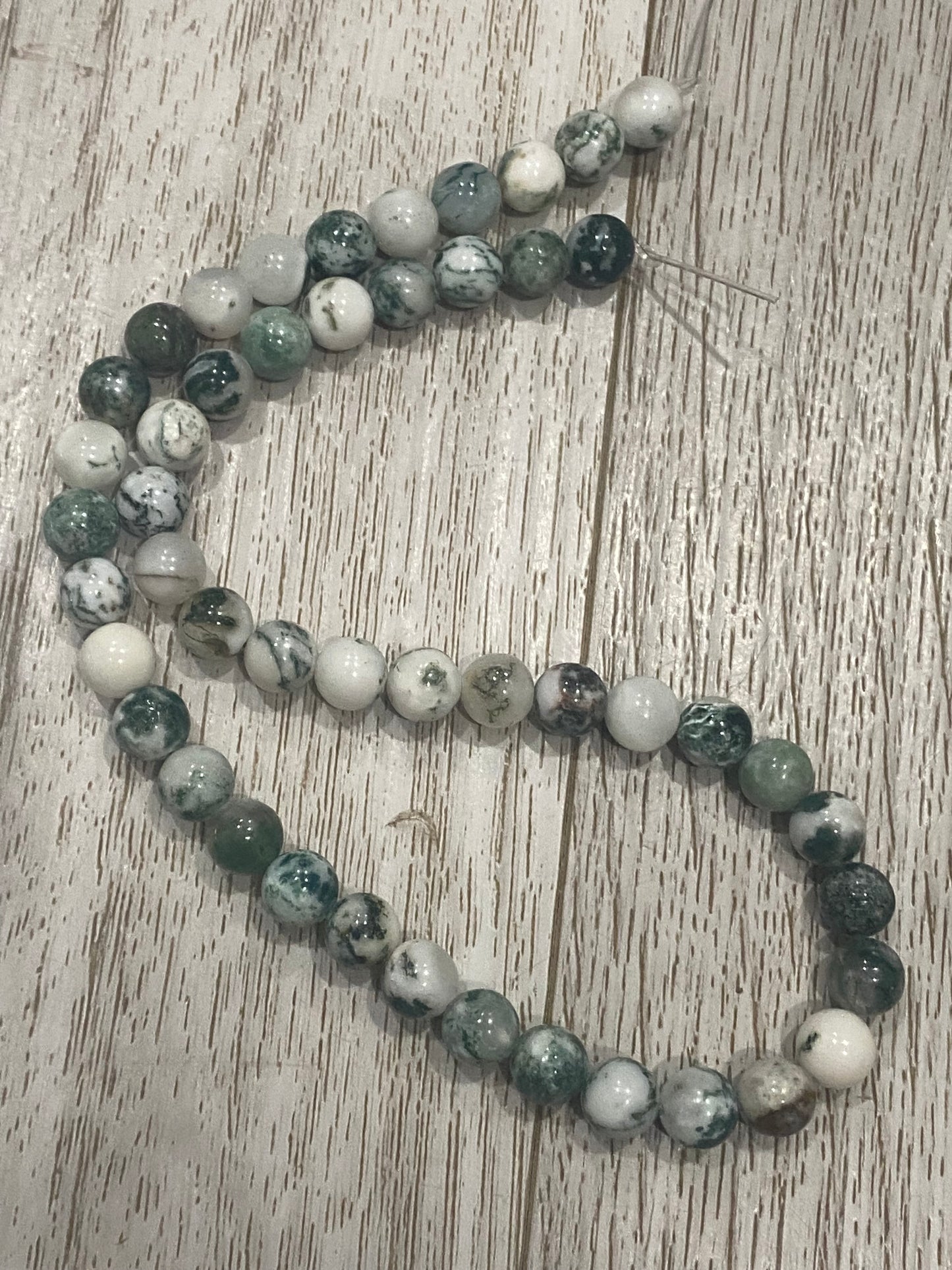 Tree Agate: 8mm