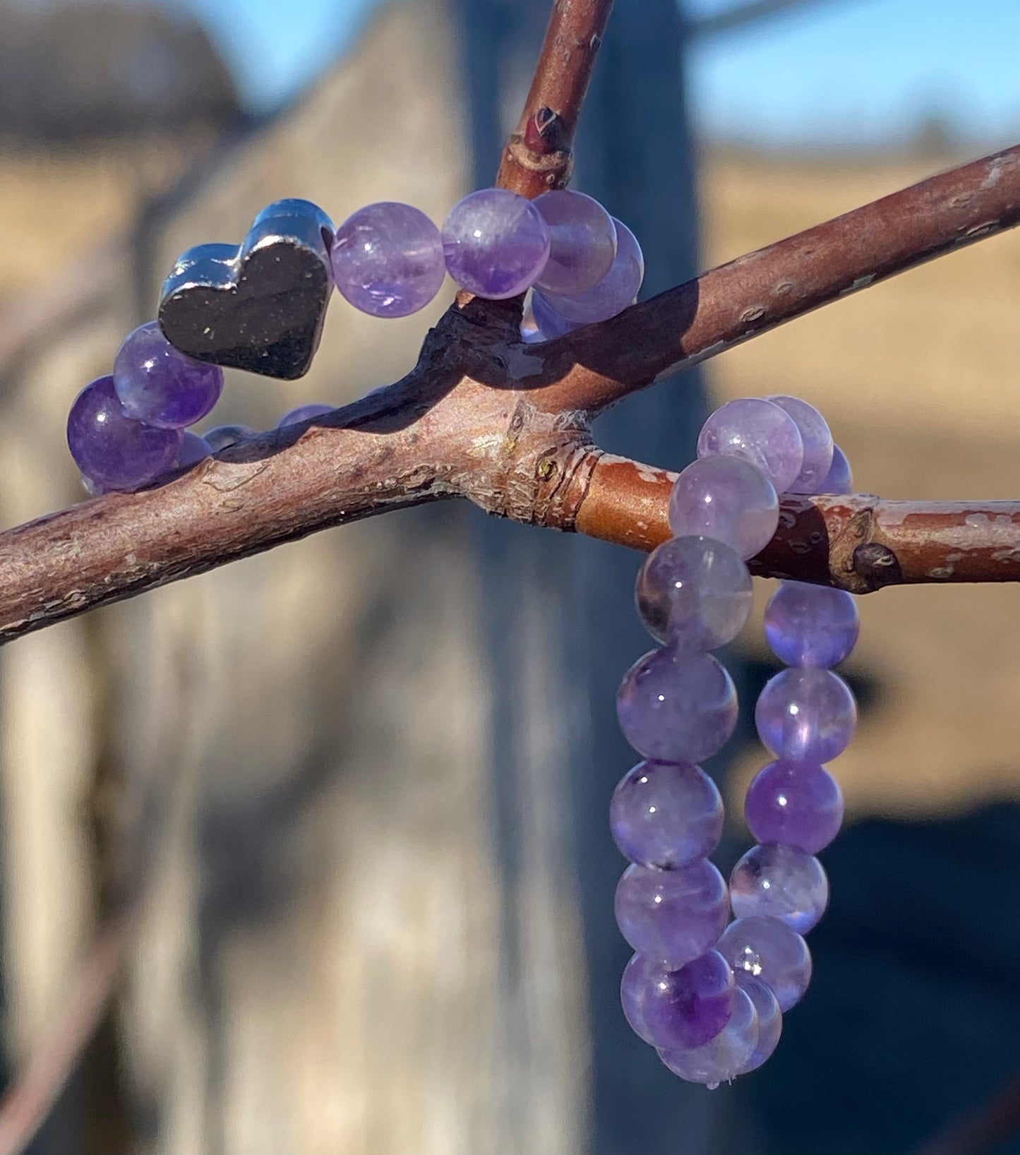 Amethyst Heart Ring
