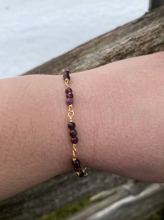 Garnet Bracelet