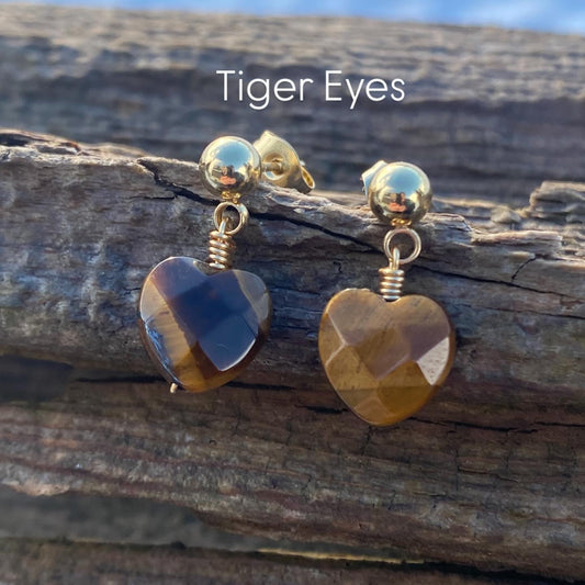 Tiger eye Earring