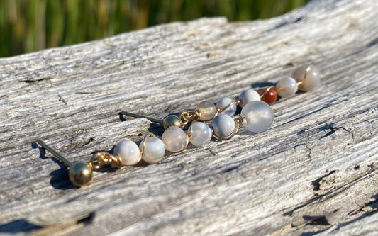 Agate Dangle earrings